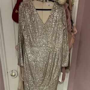 New Calvin Klein sequin dress size 14
